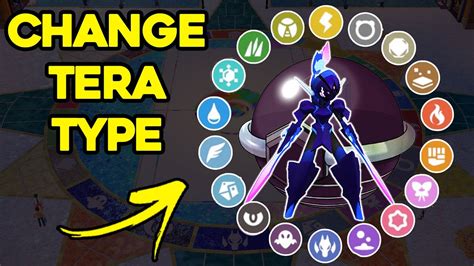 where to change tera type|pokemon scarlet and violet tera type.